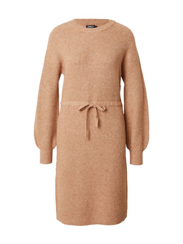 ONLY ONLY Плетена рокля 'KATIA'  мока