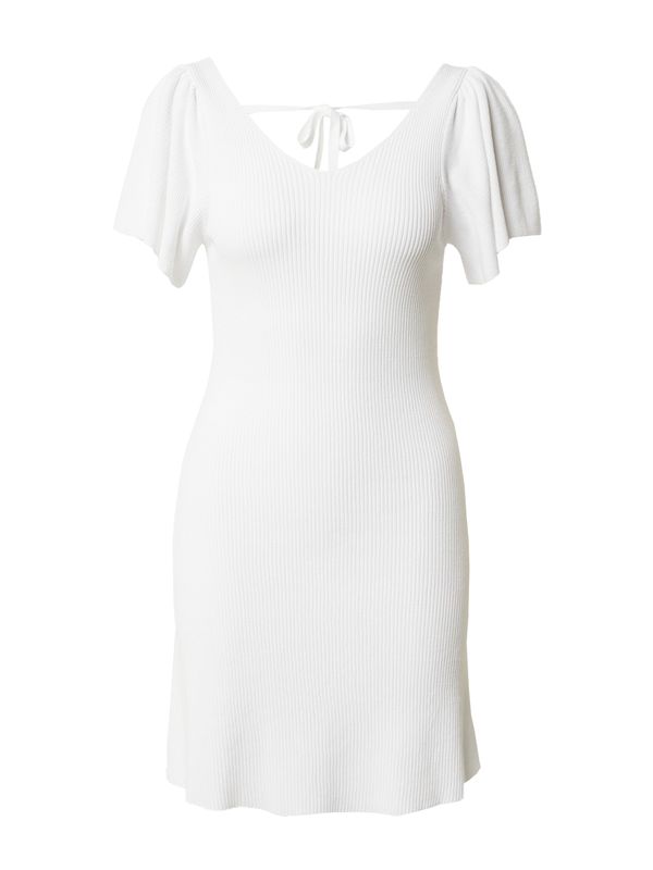 ONLY ONLY Плетена рокля 'LEELO'  бяло