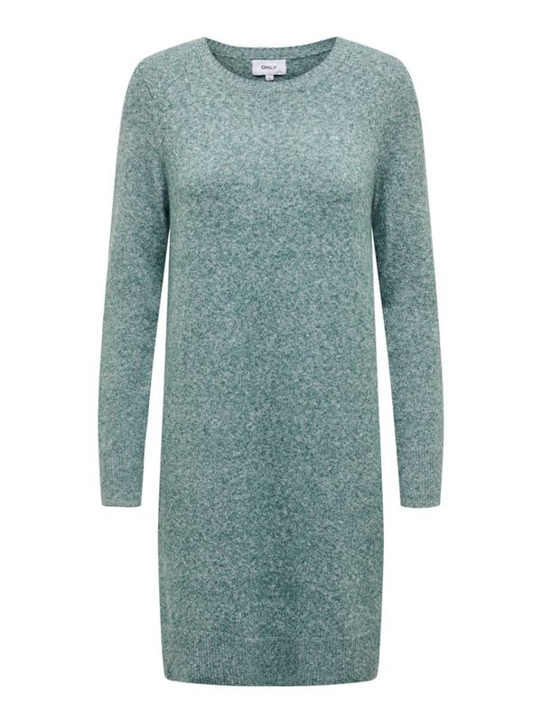 ONLY ONLY Плетена рокля  зелен меланж