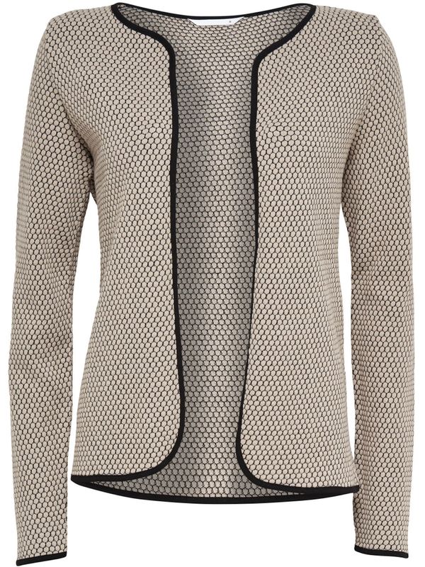 ONLY ONLY Плетена жилетка  бежово / черно