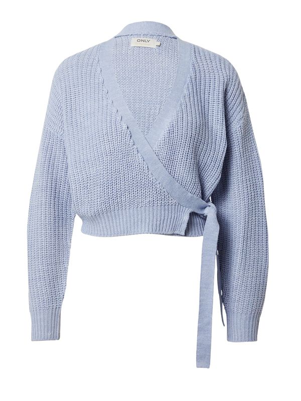 ONLY ONLY Плетена жилетка 'Breda'  светлосиньо
