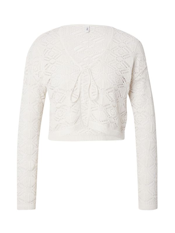 ONLY ONLY Плетена жилетка 'DANA'  бяло