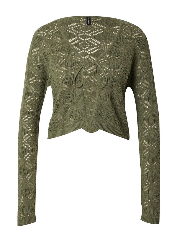 ONLY ONLY Плетена жилетка 'DANA'  маслина