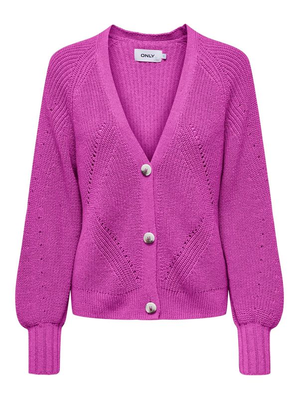 ONLY ONLY Плетена жилетка 'ELLA'  орхидея