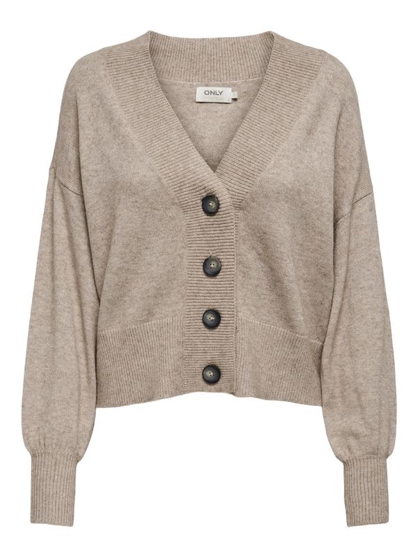 ONLY ONLY Плетена жилетка 'Ibi'  бежово