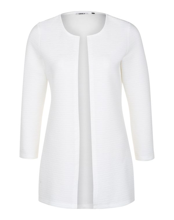 ONLY ONLY Плетена жилетка 'Leco'  бяло