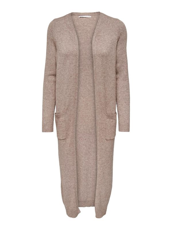 ONLY ONLY Плетена жилетка 'Lesly'  тъмнобежово