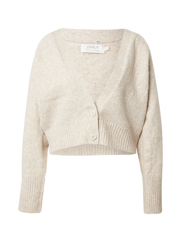 ONLY ONLY Плетена жилетка 'Macadamia'  светлобежово