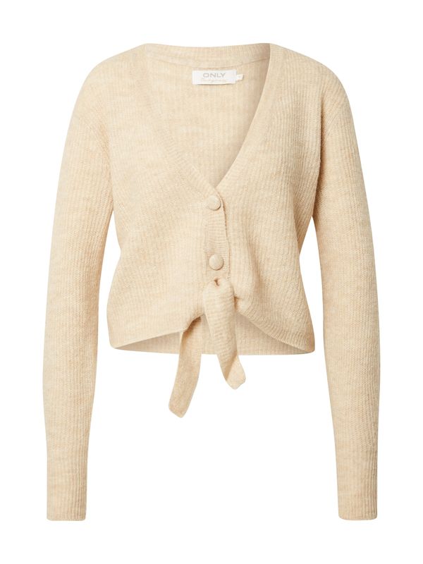 ONLY ONLY Плетена жилетка 'MONICA'  кремаво