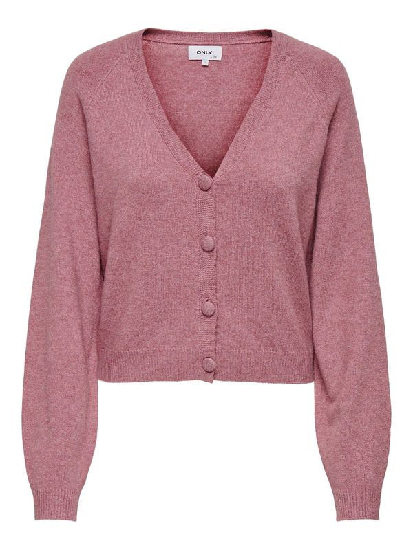 ONLY ONLY Плетена жилетка 'RICA'  пепел от рози