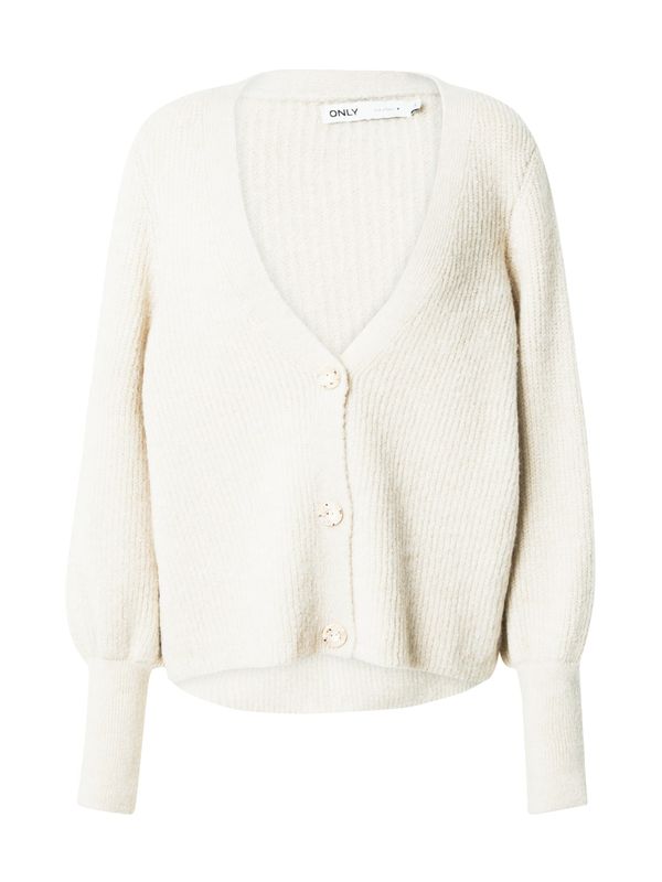 ONLY ONLY Плетена жилетка 'Sunday'  естествено бяло