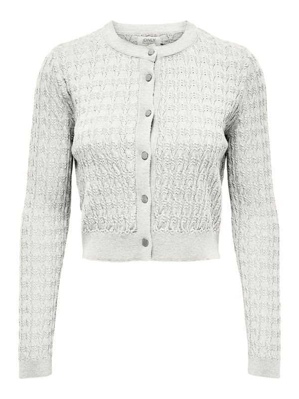 ONLY ONLY Плетена жилетка 'SVALA'  бяло