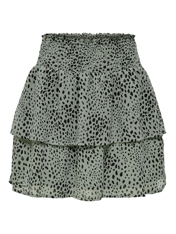 ONLY ONLY Пола 'ANN STAR'  пастелно зелено / черно