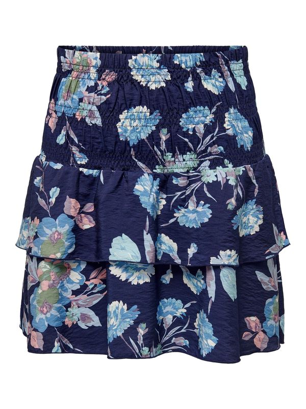 ONLY ONLY Пола 'MATE'  опушено синьо / нощно синьо / бледоморав / бяло