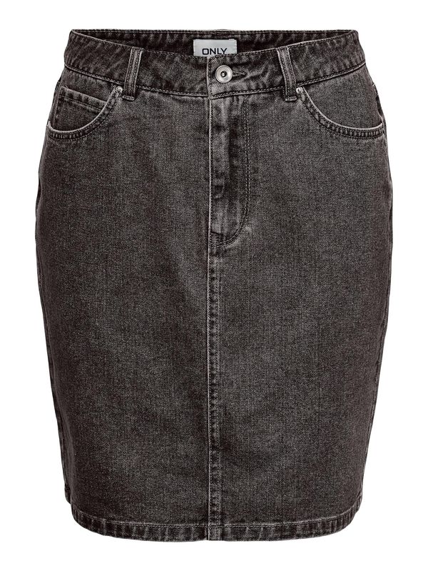 ONLY ONLY Пола 'VEGA'  черен деним