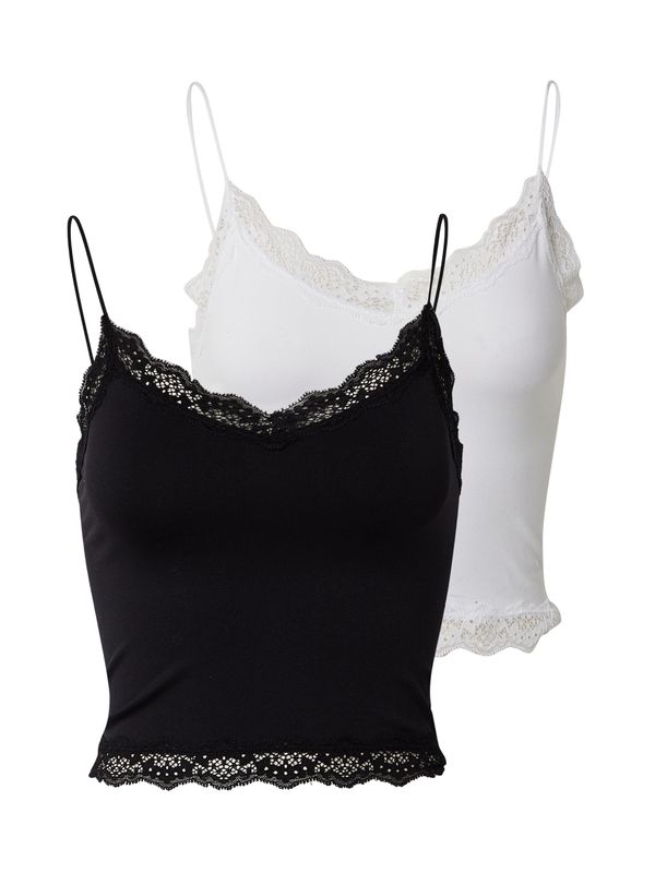 ONLY ONLY Потник 'VICKY'  черно / бяло