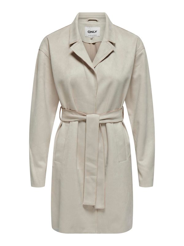 ONLY ONLY Преходно палто 'JOLINE'  сиво-бежово