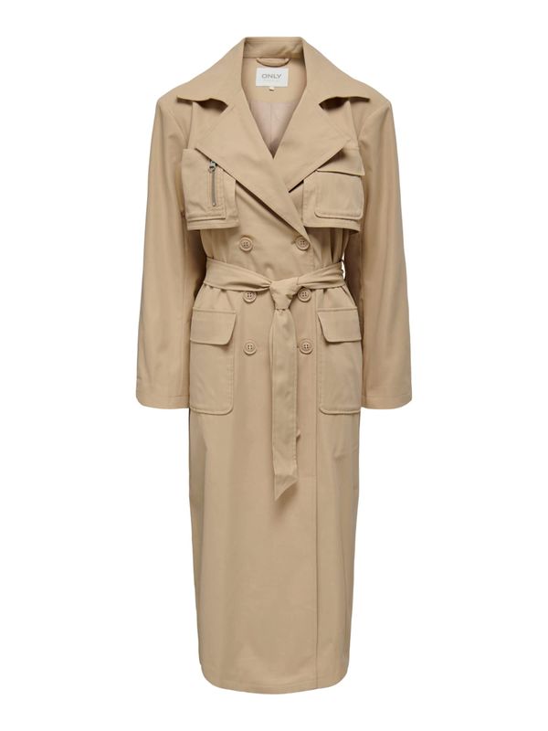 ONLY ONLY Преходно палто 'Kastanje'  светлокафяво