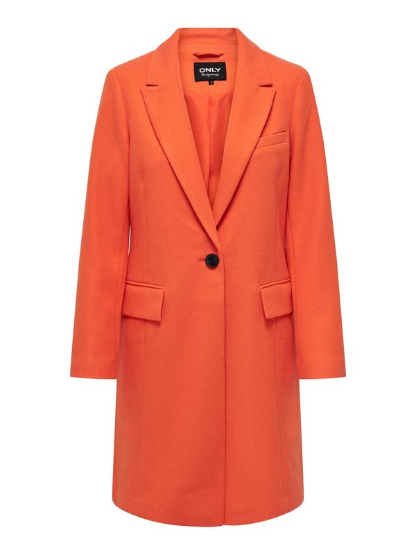 ONLY ONLY Преходно палто 'NANCY'  оранжево-червено