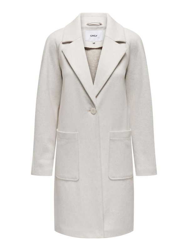 ONLY ONLY Преходно палто 'NEW VICTORIA'  бял меланж