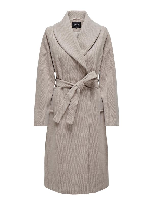 ONLY ONLY Преходно палто 'SILLE'  бежово / камък