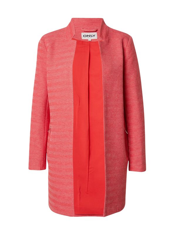 ONLY ONLY Преходно палто 'SOHO-LINEA'  червено / светлочервено
