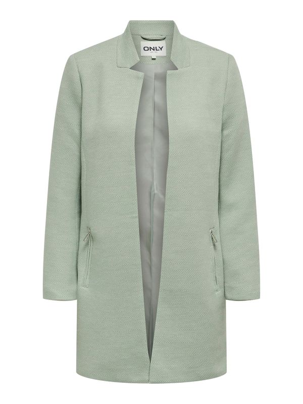 ONLY ONLY Преходно палто 'Soho-Linea'  пастелно зелено / бяло
