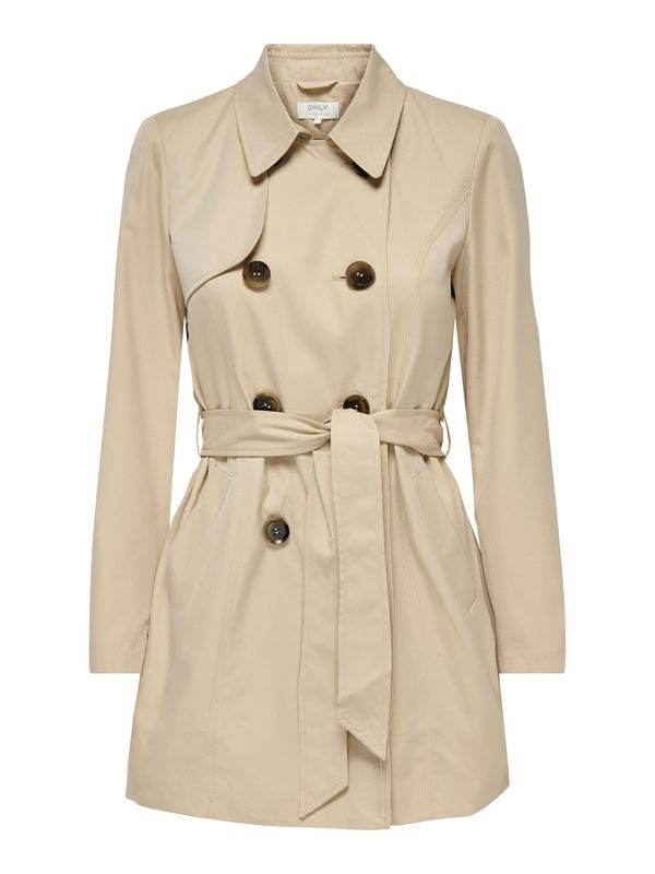 ONLY ONLY Преходно палто 'Valerie'  светлокафяво