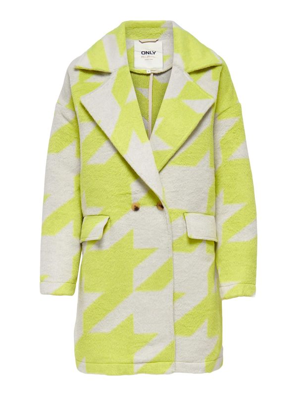 ONLY ONLY Преходно палто  ябълка / бяло