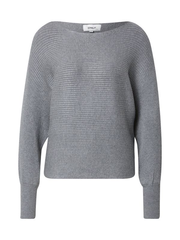 ONLY ONLY Пуловер 'Adeline'  сребърно сиво