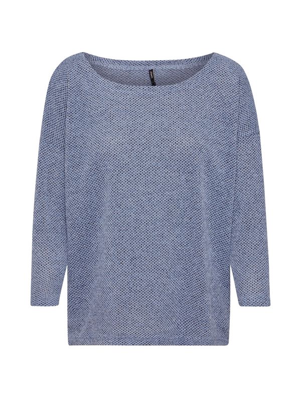 ONLY ONLY Пуловер 'Alba'  гълъбово синьо / антрацитно черно