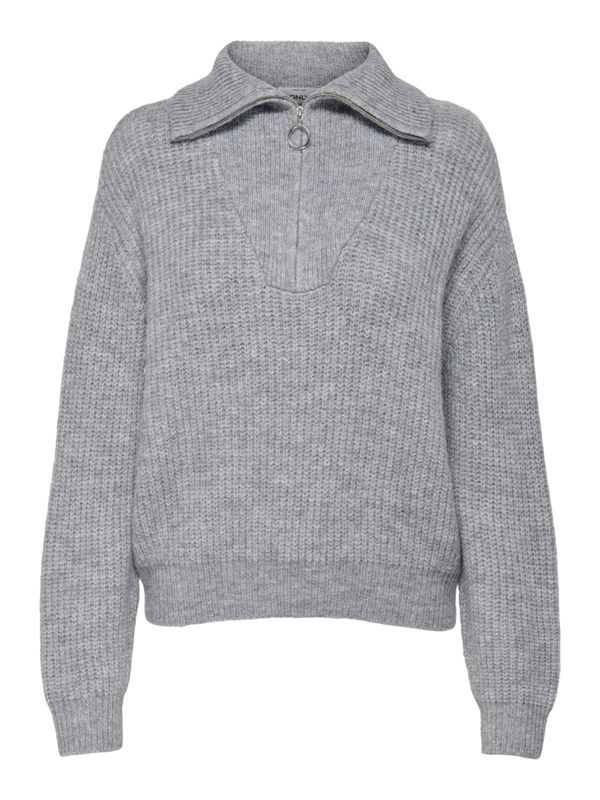 ONLY ONLY Пуловер 'BAKER'  светлосиво