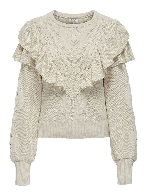 ONLY ONLY Пуловер  бежово