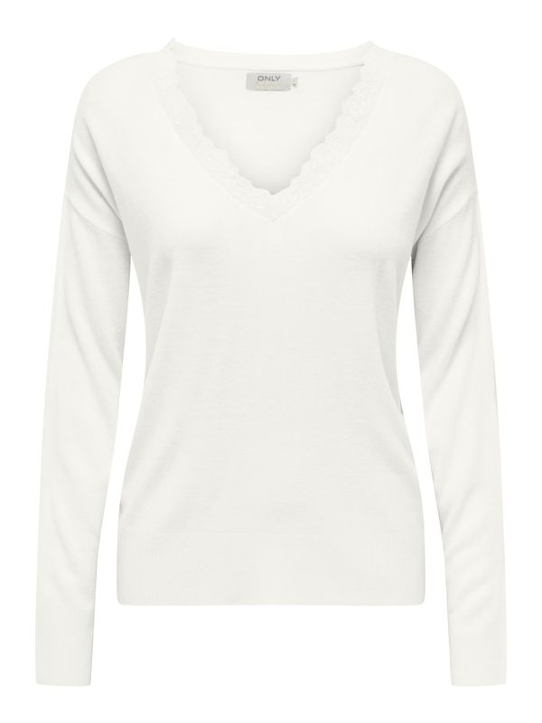 ONLY ONLY Пуловер  бяло