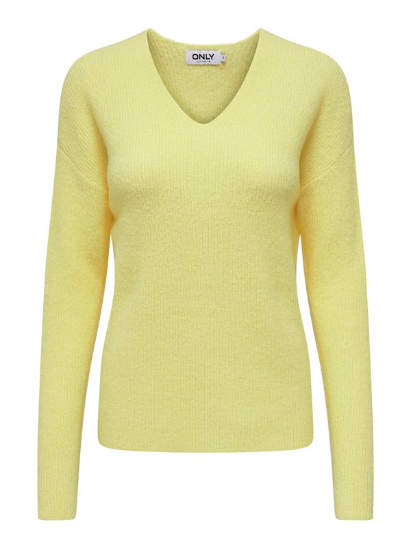 ONLY ONLY Пуловер 'Camilla'  лимоненожълто