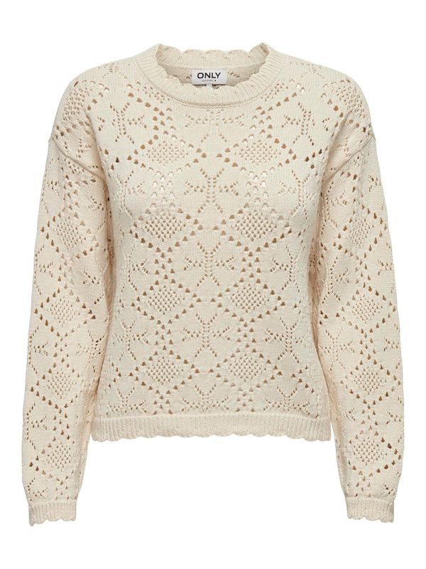 ONLY ONLY Пуловер 'GAIL'  светлобежово