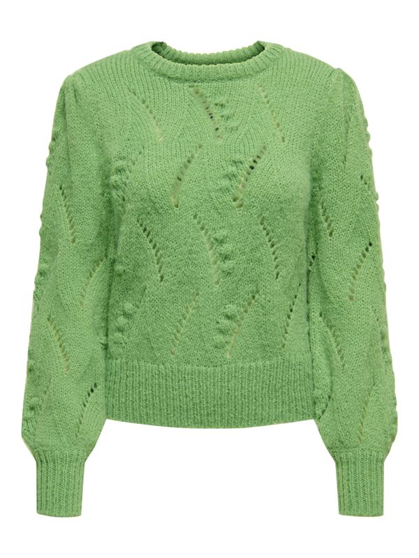 ONLY ONLY Пуловер 'LEILANI'  зелено