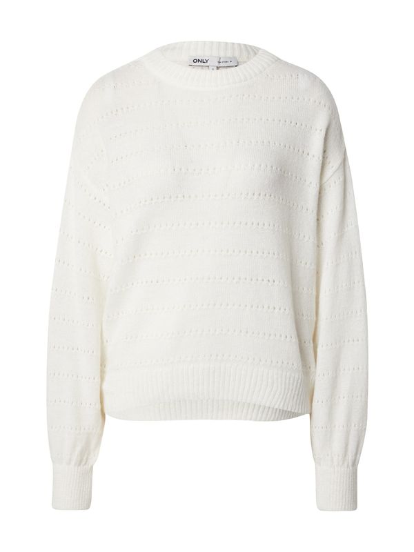 ONLY ONLY Пуловер 'LITA'  бяло