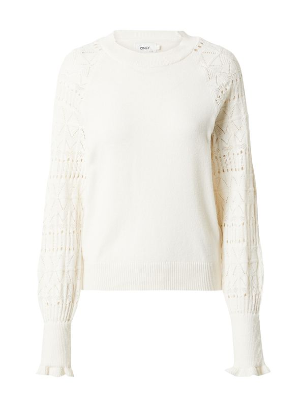 ONLY ONLY Пуловер 'MIRIAM'  цвят "пясък"