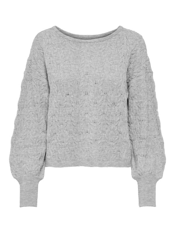 ONLY ONLY Пуловер 'Nala'  сиво