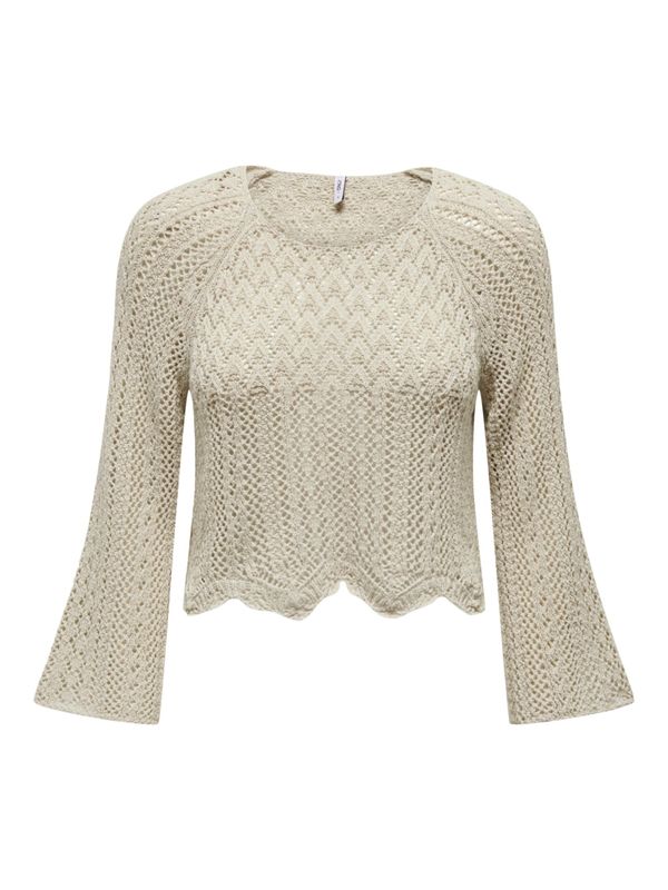 ONLY ONLY Пуловер 'Nola'  светлосиво