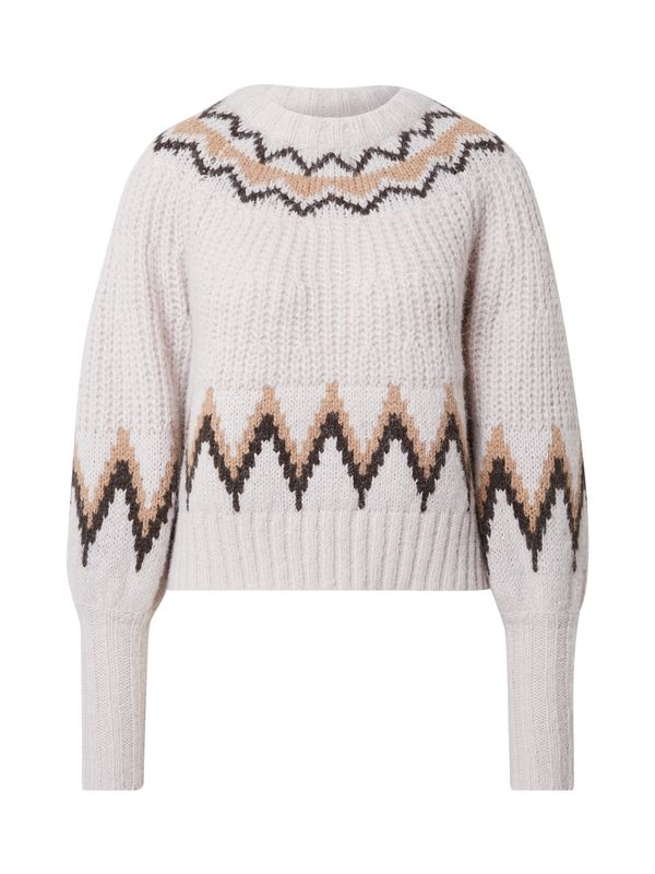 ONLY ONLY Пуловер 'Smila'  бежово / карамел / тъмнокафяво