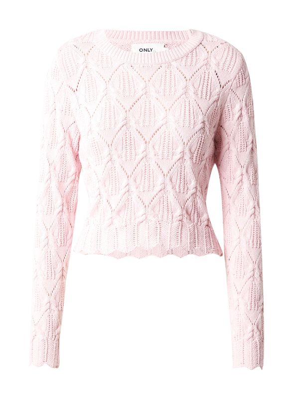 ONLY ONLY Пуловер 'VIVA'  бледорозово
