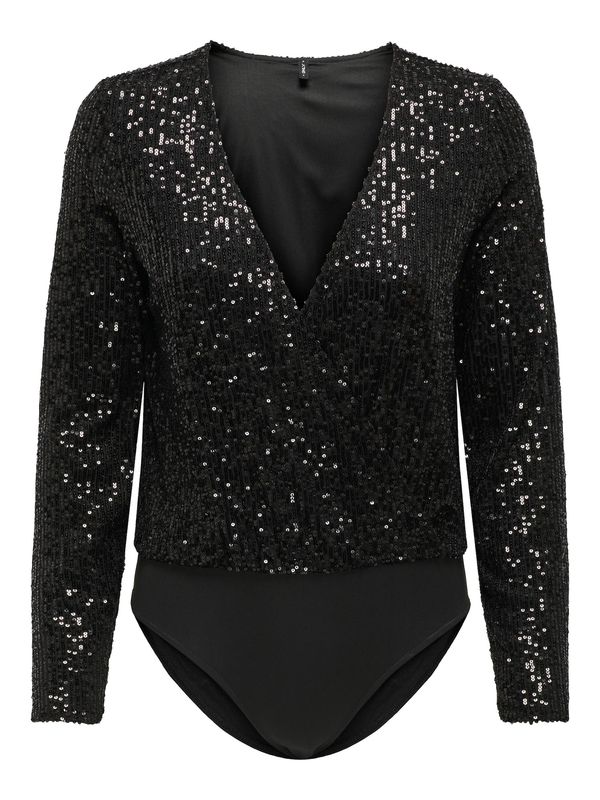 ONLY ONLY Риза боди 'EMINA'  черно