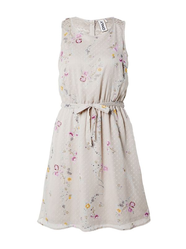 ONLY ONLY Рокля 'AIDA ELISA'  жълто / камък / лилав / бледорозово