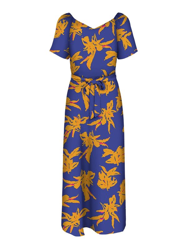 ONLY ONLY Рокля 'ALMA'  нейви синьо / жълто