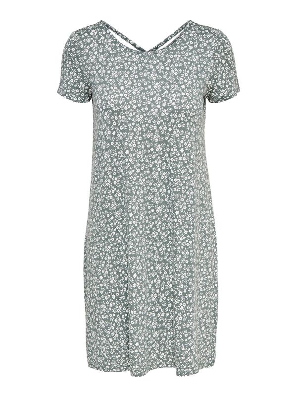 ONLY ONLY Рокля 'Bera'  пастелно зелено / бяло