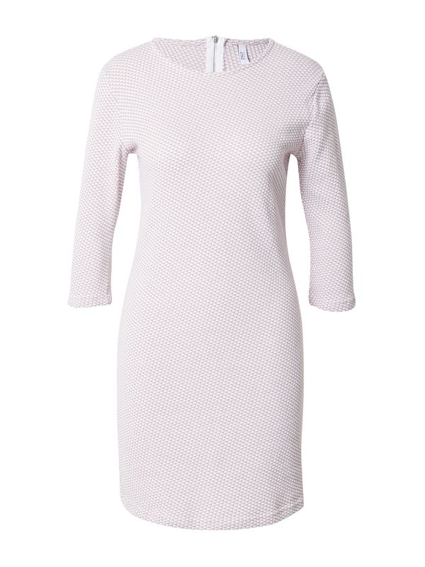 ONLY ONLY Рокля 'ELBA'  пудра / бяло