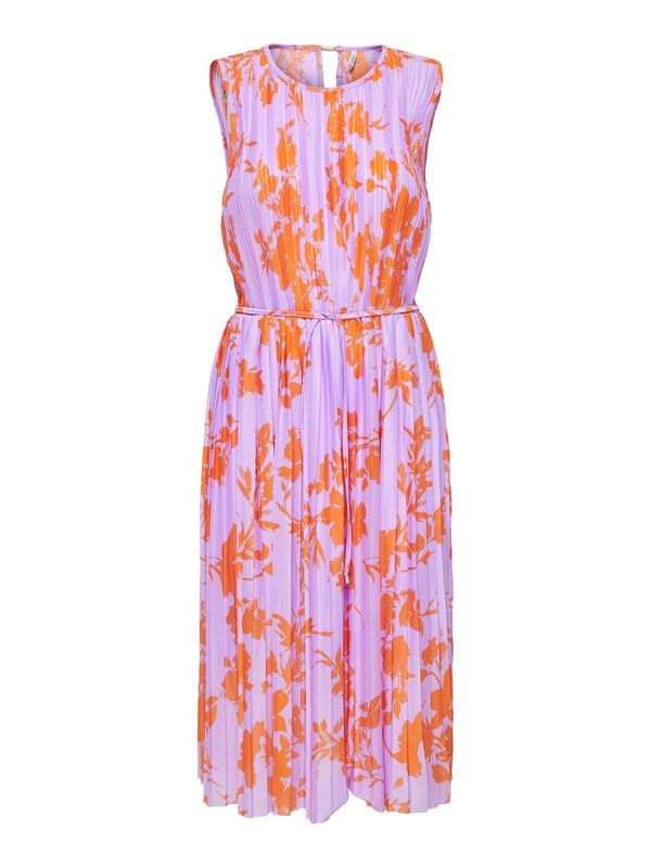 ONLY ONLY Рокля 'Elema'  светлолилаво / тъмнооранжево / бяло
