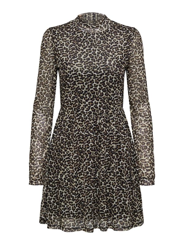 ONLY ONLY Рокля 'ERICA'  сиво / черно / мръсно бяло